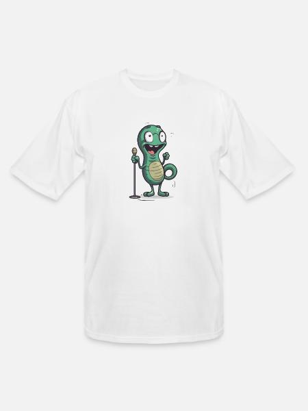 Jokester Lizard Live - Men's Tall T-Shirt - white