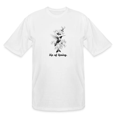 Hummingbird T-Shirt, Honeysuckle Vine - Men's Tall T-Shirt