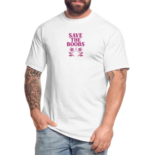 Save the boobs! - Men's Tall T-Shirt