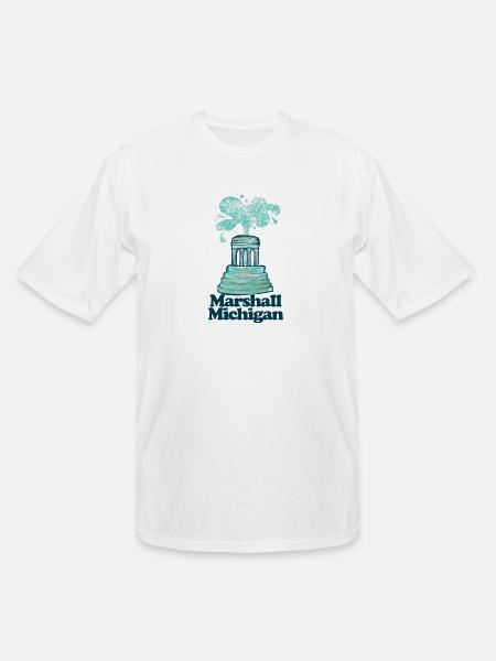 Marshall Michigan - Men's Tall T-Shirt - white
