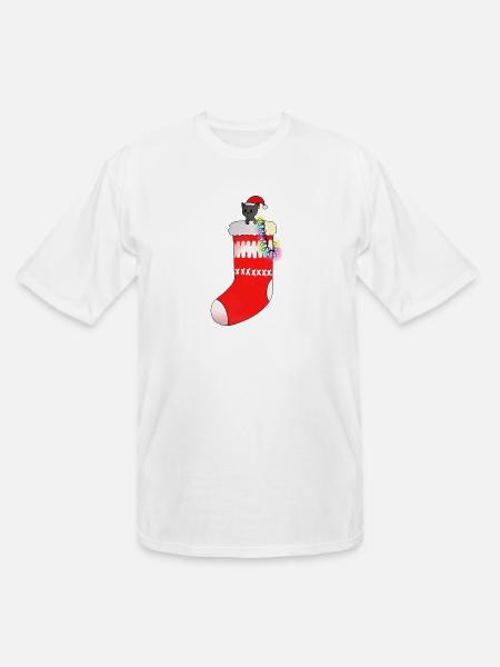 Christmas Socks - Men's Tall T-Shirt - white