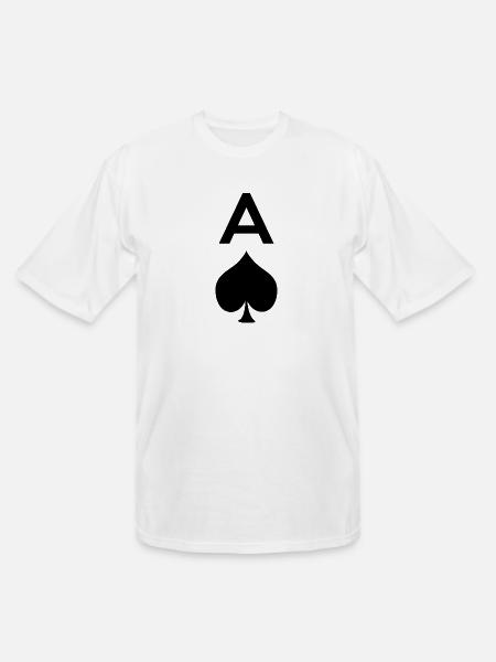 Ace Of Spades - Men's Tall T-Shirt - white