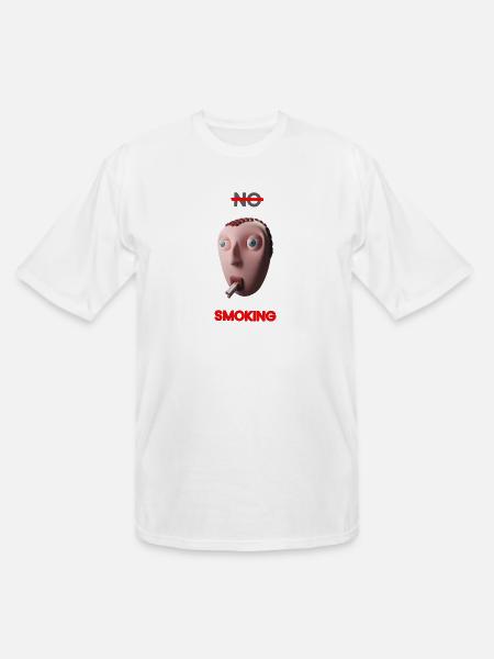 No smoking Art - Men's Tall T-Shirt - white