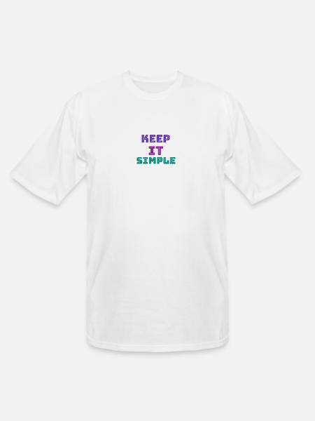 simplicity - Men's Tall T-Shirt - white