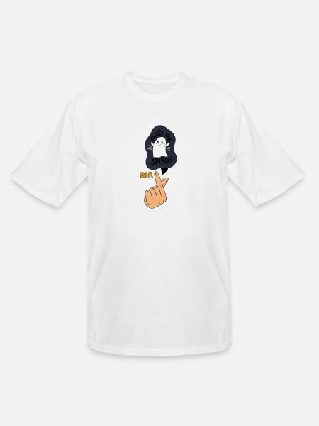 boo - Men's Tall T-Shirt - white