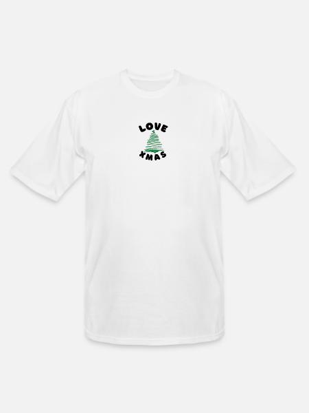 Love xmas - Men's Tall T-Shirt - white