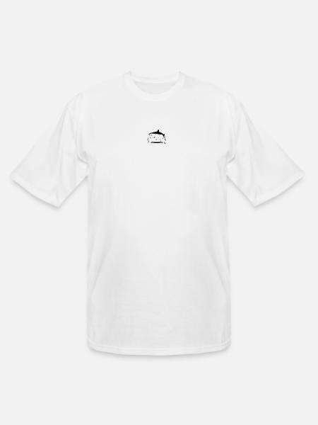 Monochrome Minimal Block - Men's Tall T-Shirt - white