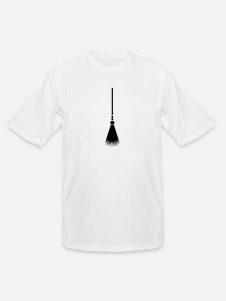 broom - Men's Tall T-Shirt - white