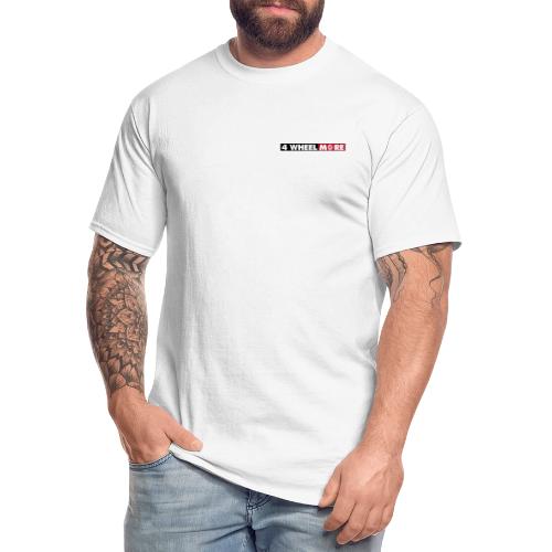4 Wheel More Rectangle Logo - Men's Tall T-Shirt