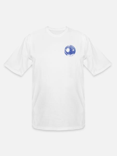 Retro Disco Ball - Men's Tall T-Shirt - white