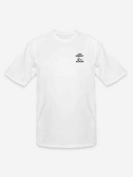 Low Energy Human Illustration - Men's Tall T-Shirt - white