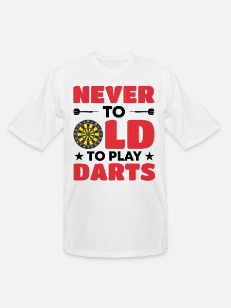 Darts Dart Player - Men's Tall T-Shirt - white