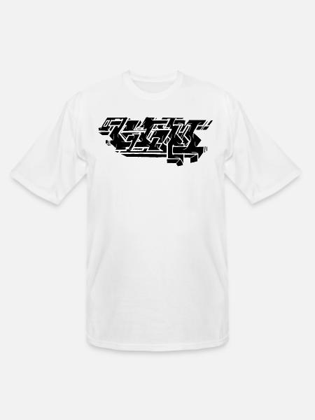 Graffiti Piece - Black - Men's Tall T-Shirt - white