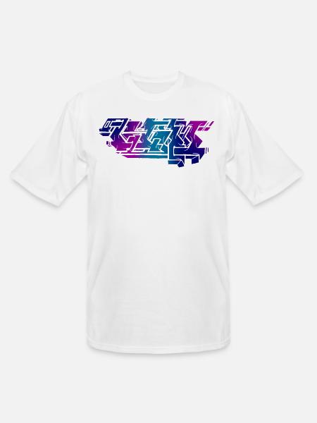 Graffiti Piece - Dark - Men's Tall T-Shirt - white