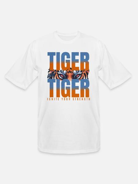 Tiger Ignite Strength - Men's Tall T-Shirt - white