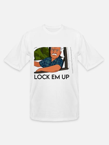 Lock em up - Men's Tall T-Shirt - white