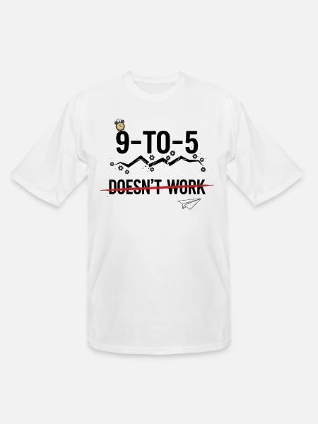 Nine to Five Breaker - Men's Tall T-Shirt - white