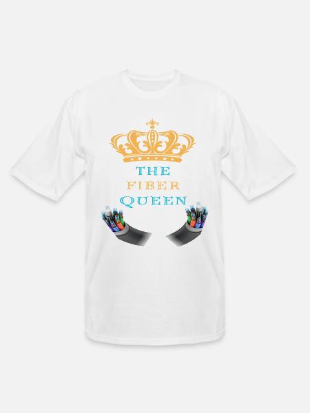 The_Fiber_Queen_-sized - Men's Tall T-Shirt - white