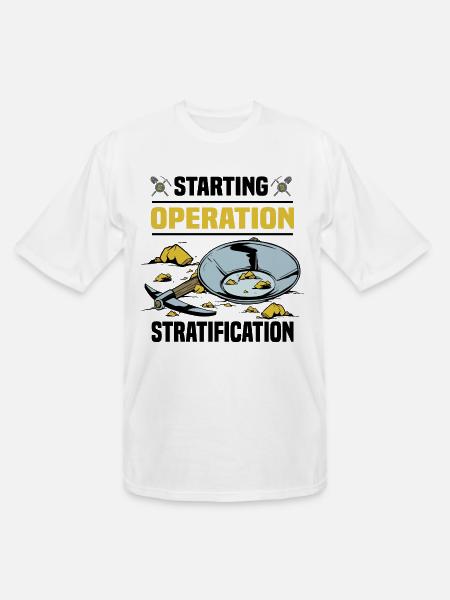 Gold panning - Men's Tall T-Shirt - white