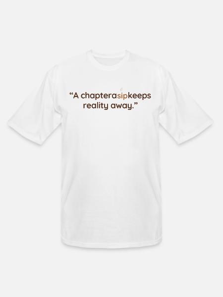 Chapter & Sip Escape - Men's Tall T-Shirt - white