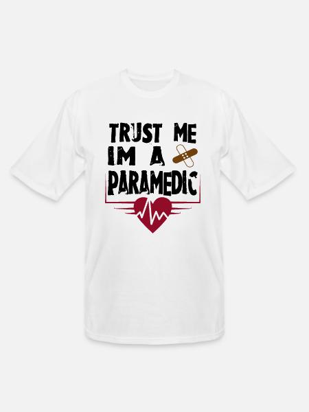 Paramedic - Men's Tall T-Shirt - white