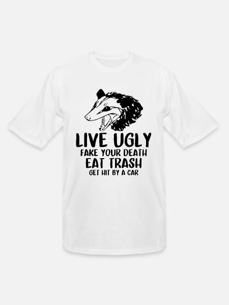 OPOSSUM QUOTES - Men's Tall T-Shirt - white