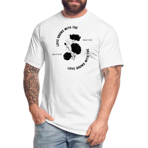 Love Grows With The Sun Of Faith - Men's Tall T-Shirt