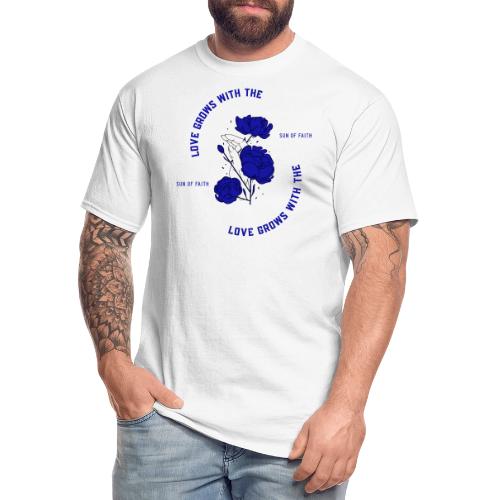 Love Grows With The Sun Of Faith - Men's Tall T-Shirt