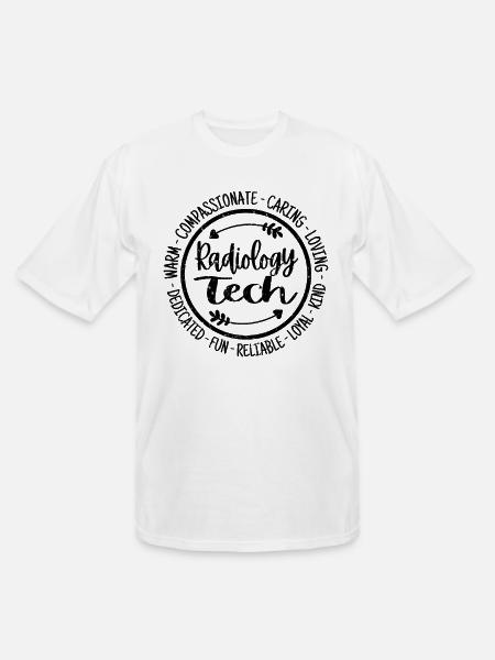 Radiology Tech - Men's Tall T-Shirt - white