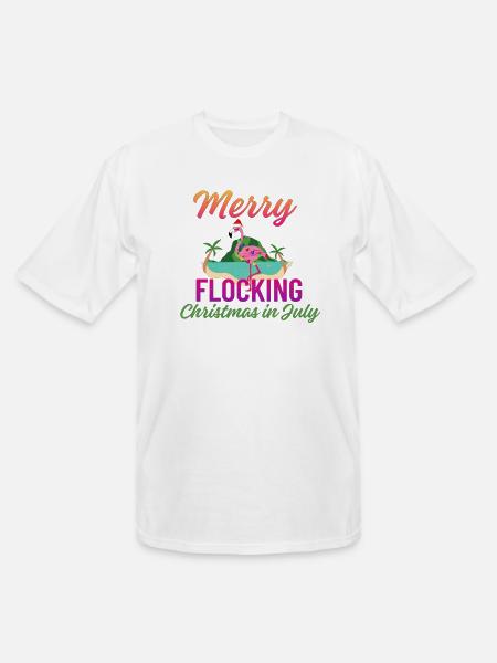 Christmas in July - Men's Tall T-Shirt - white