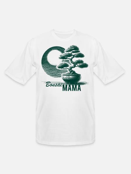 Bonsai Mama - Men's Tall T-Shirt - white