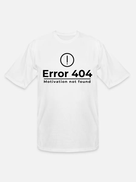 Error code 404 - Men's Tall T-Shirt - white