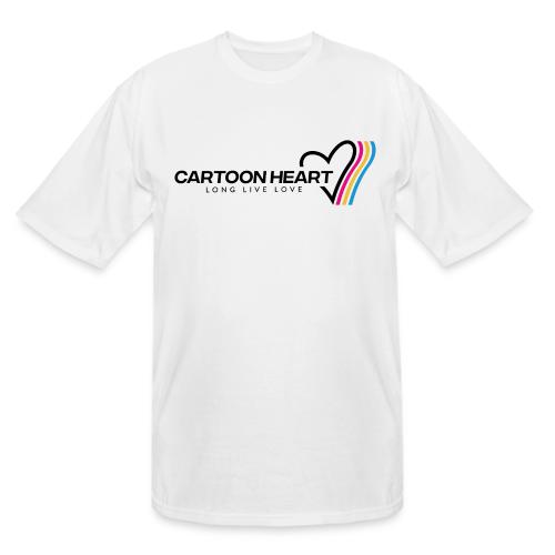 Cartoon Heart Logo Range - Men's Tall T-Shirt