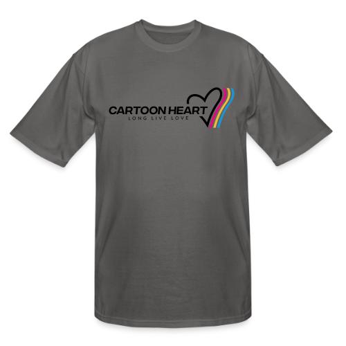 Cartoon Heart Logo Range - Men's Tall T-Shirt