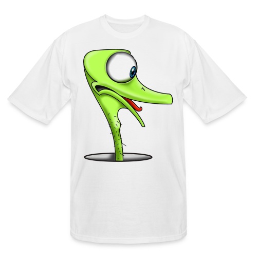 Funny Green Ostrich - Men's Tall T-Shirt