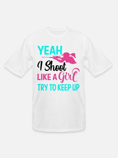 Trap Shooting - Men's Tall T-Shirt - white