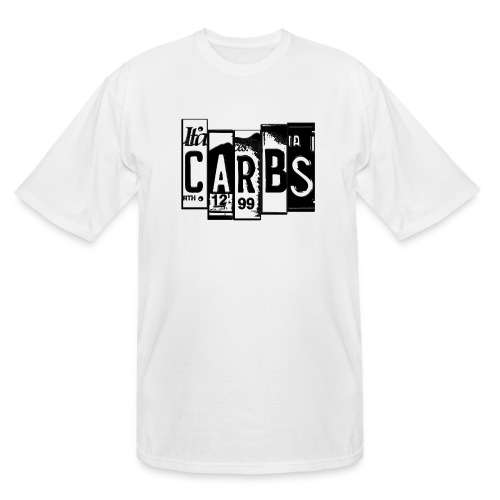 carbs shirt - Men's Tall T-Shirt