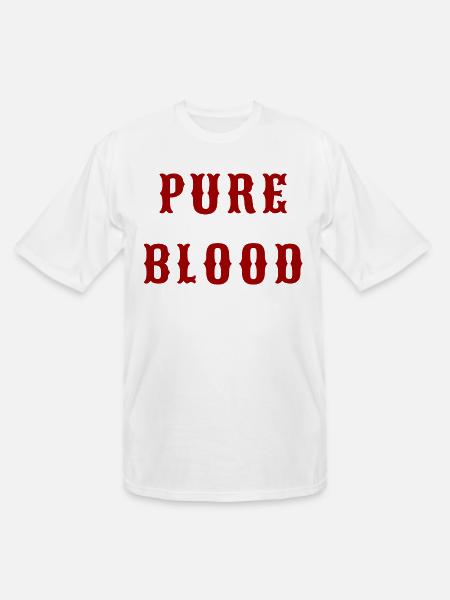 PURE BLOOD - Men's Tall T-Shirt - white