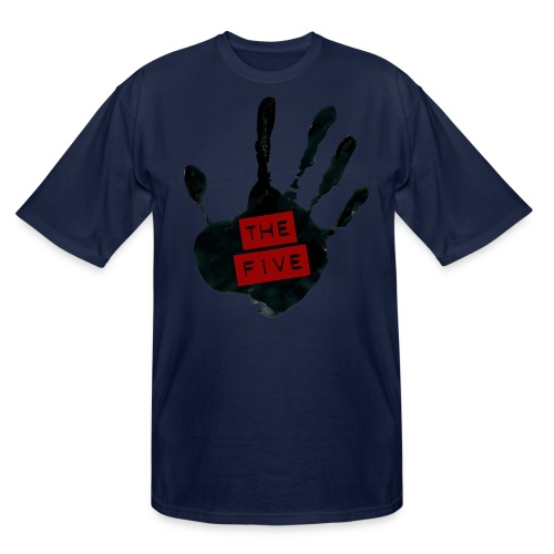 the five logo black on transparent - Men's Tall T-Shirt
