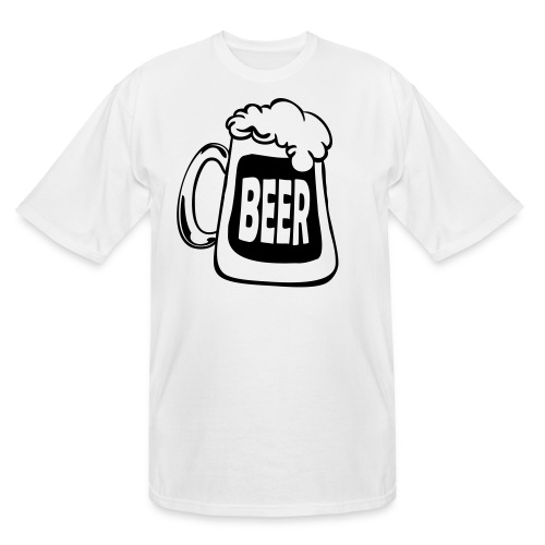 Beer Mug Custom Text T-shirt - Men's Tall T-Shirt