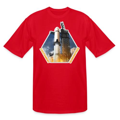Starship HLS - Excitement Guaranteed - Men's Tall T-Shirt