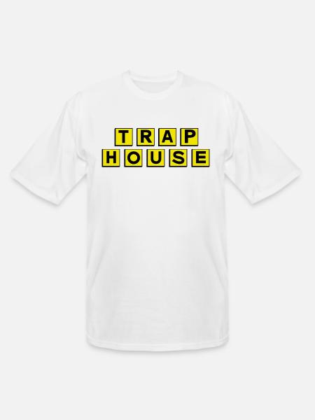 Trap House - Men's Tall T-Shirt - white