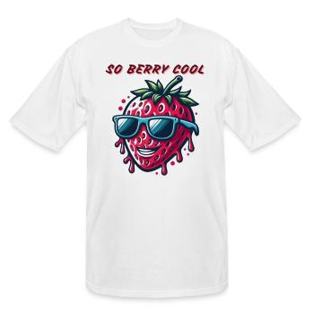 So Berry Cool - Men's Tall T-Shirt - white - Front - Brady (186cm)
