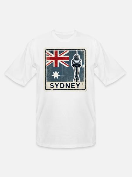 Sydney Tower - Men's Tall T-Shirt - white