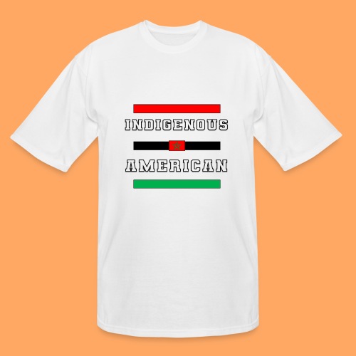 Indigenous American Bars Moorish Flag Amexum - Men's Tall T-Shirt