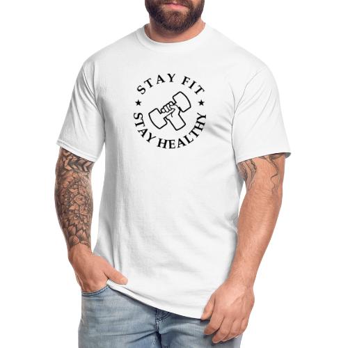 Stay Fit Stay Healthy - Men's Tall T-Shirt