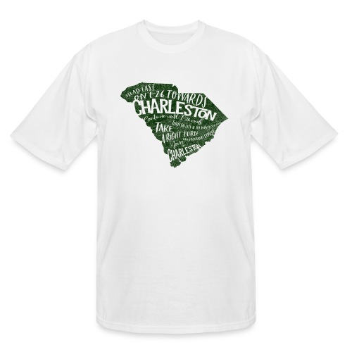 CharlestonDirections Green - Men's Tall T-Shirt