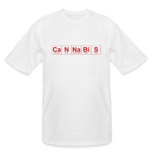Periodic Cannabis Red/White - Men's Tall T-Shirt