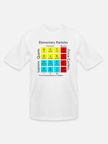 Elementary Particles - Men's Tall T-Shirt - white