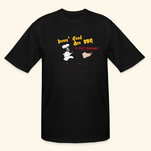 Jones Good Ass BBQ and Foot Massage logo - Men's Tall T-Shirt